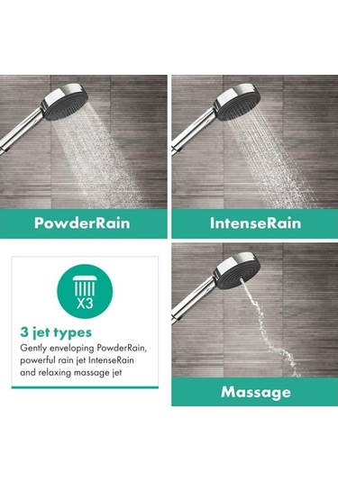 Hansgrohe Pulsify Select S 105 3 Jet Relaxation Krom Krom