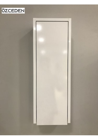Çok Amaçlı Banyo Mutfak Dolabı 70Cm Mdf Parlak Beyaz