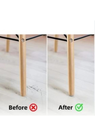 Zemin Koruyucu 40 X 90 Mm Kahve Keçe, Ses Ve Çizik Önleyici Kahve Mobilya Keçesi 2 Adet Kahve