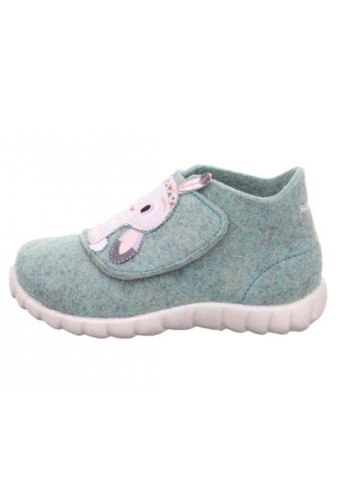 Superfit 1-800295 Happy Çocuk Su Yeşili Keçe Panduf Su Yeşili