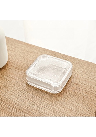 Çok Fonksiyonlu Ağız Bakımı Saklama Kutusu Görünmez Parantez Tutucu Diş Ipi Transparent