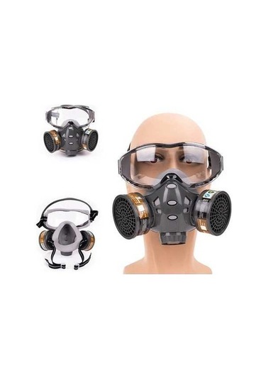 Trendooze 8200 Toz Geçirmez Maskesi - Yarım Tam Yüz Koruma