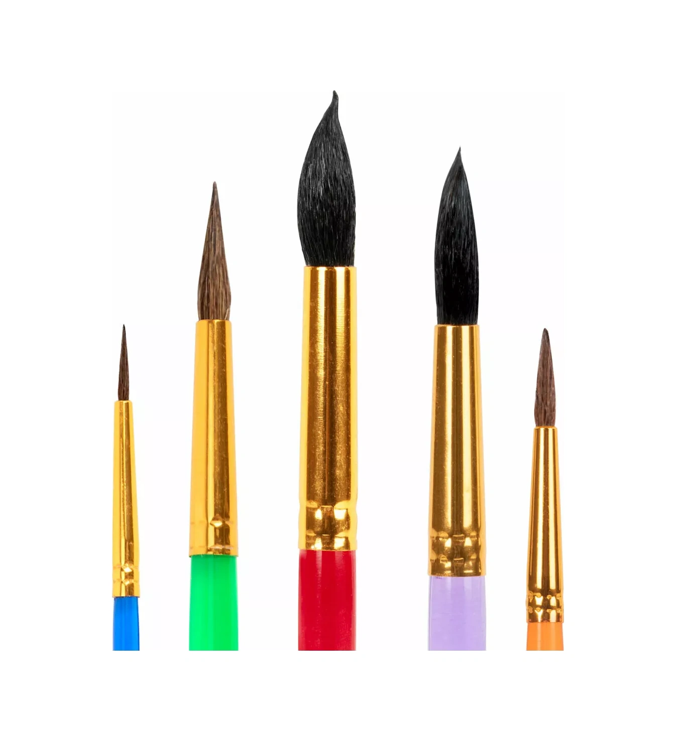 Unlandia Okul İçin Resim Fırçaları, 5 Parçalı Set, Tavşan Ve Sincap Yürüyüş Fırçaları 246612352