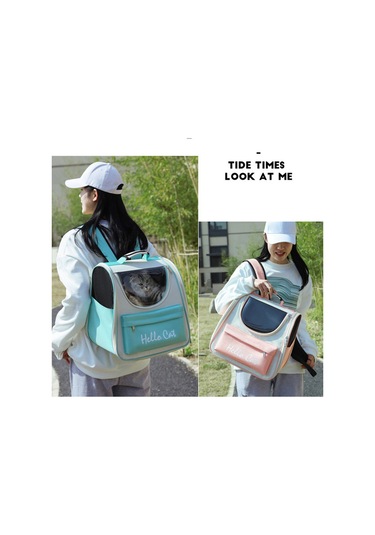 Reedark Taşınabilir Kedi Çantası - Büyük Kapasiteli, Nefes Alabilir, Omuz Yükünü Azaltan, Pembe Renk