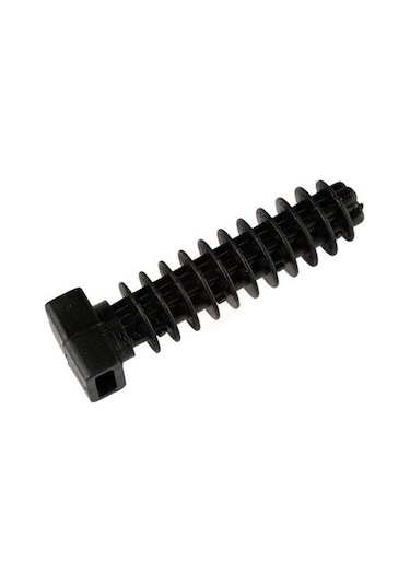 100 Adet Çetsan Kablo Bağı Dübeli Siyah 8 Mm. Lok Kroşe Db.0155