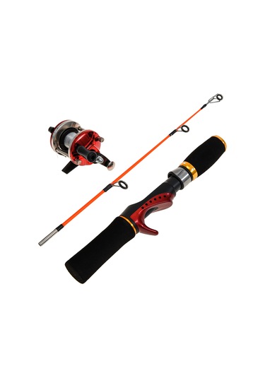 Reedark Buz Balıkçılığı Seti: 50cm Epoksi Kamış, Makara, Buz Çekici Ve Taşıma Çantası Dahil