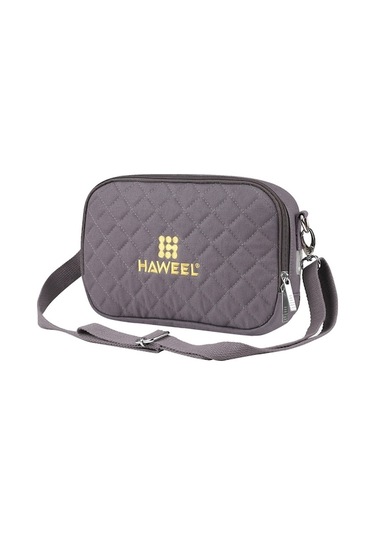 Haweel Hwl2133 Usb Isıtmalı Çanta 40-60 C 4 Modlu Zamanlayıcı 4 Cep 2 Yönlü Zip Telefon/şarj Cihazı Saklama Gri Gri Gri