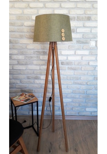 Lambada Düğme Aksesuarlı,3 Ayaklı Lambader,Aydınlatma,Abajur(232636805)