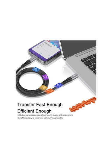 Nr10 Type-c To Type-c iPhone Uyumlu Android 240w Pd Hızlı Şarj Ör