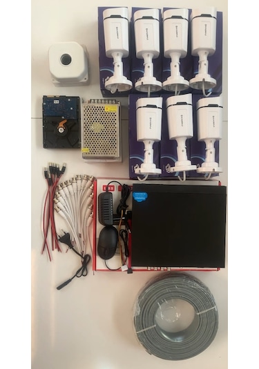 7'lı Kamera Seti - 5mp Sony Seculensli 1080p Kdj-7s-4w-p