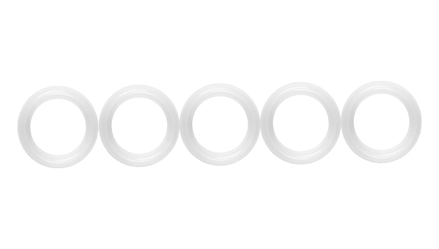 Tenfowee 10 Adet 1.5" Gıda Grubu Silikon Montaj Yastığı - 50.5mm Dış Çaplı Tesisat Boru Arıtma İçin Sağlıklı Mutfak/ilaç Sanayi Dichtung