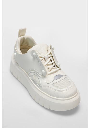 Lufian Icy Kadın Sneaker Ayakkabı Beyaz Beyaz 122230013100500 Beyaz