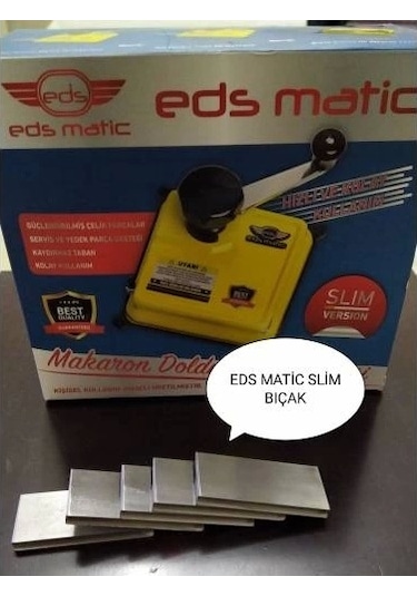 3'lü Set Çelik Eds Slim Ürün Kesme Makinası Yedek Kaşık Yedek Uc Kürek
