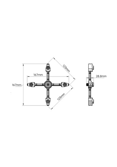 Padalink Kamp Ve Doğa Yürüyüşü İçin Dört Fonksiyonlu Alüminyum Gaz Tüpü Bağlantı Adaptörü Gümüş