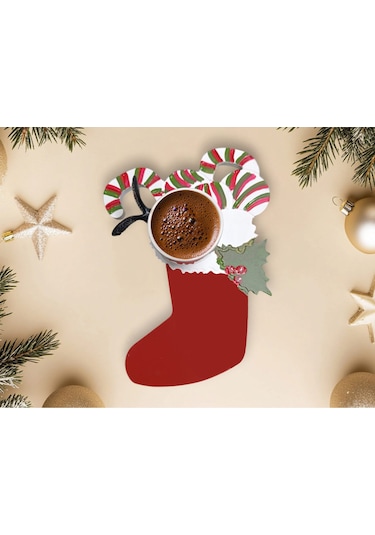 Noel Çorabı Şeklinde Sunumluk - Yılbaşı, Noel, Özel Etkinlik, Sun Diğer