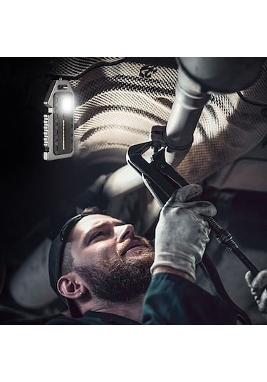 Novahub E-smarter W5136 Mini Anahtarlık Fener, Hafif Taşınabilir El Işığı Kararma Çok Renkli