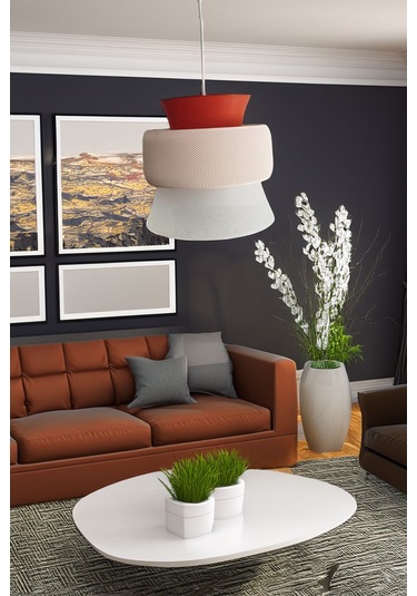 Sarkıt Triio Avize Tasarım Vegan Pla Özel Boyut Çok Renkli