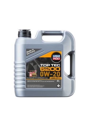 Liqui Moly Top Tec 6200 0W-20 Motor Yağı 4 L