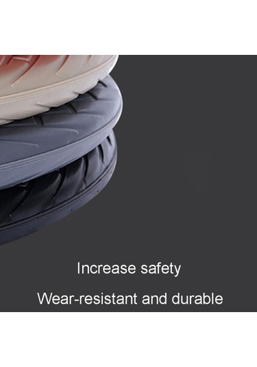 Cbtx Araba Lastik Dokusu Direksiyon Kaymaz Kavrama Silikon Koruyucu Kapak - Kırmızı