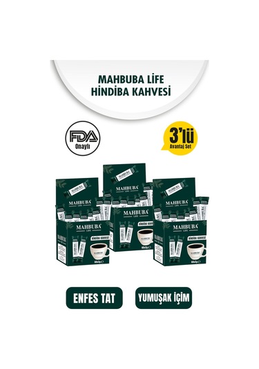 Mahbuba Hindiba Kahvesi 3'lü 60 x 2 G