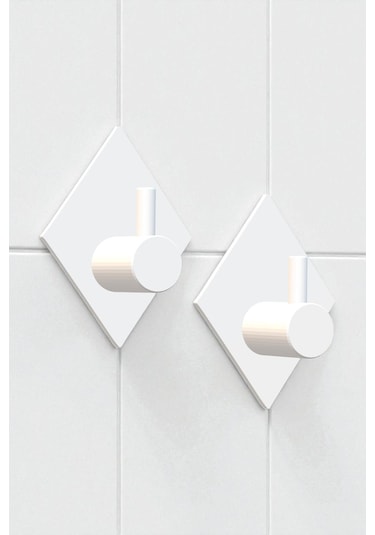 2'li Askılık Havlu Askısı, Bornoz Askısı, Kapı Arkası, Duvara Monte, Dayanıklı Malzeme, Turuncu 93 Turuncu