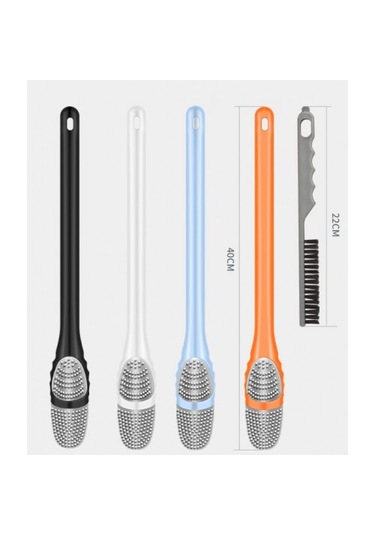 Ördek Tasarımlı Silikon Tuvalet Ve İnce Pratik Detay Fırçası