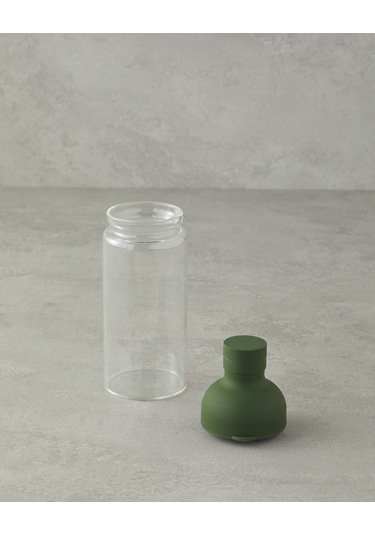 Boty Borosilikat Detoks Şişe 450 Ml Yeşil