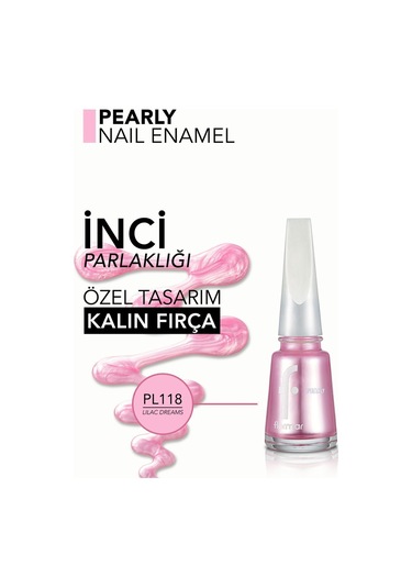 Flormar Pearly Sedefli Oje PL118