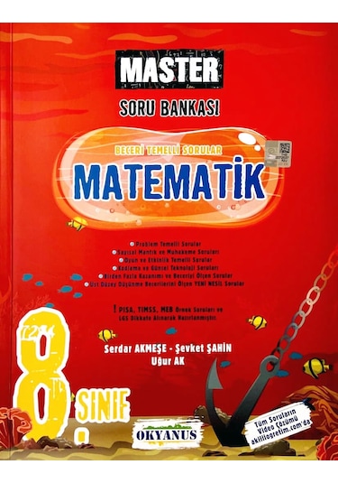 Okyanus Yayınları - 8.Sınıf LGS Master Matematik Soru Bankası
