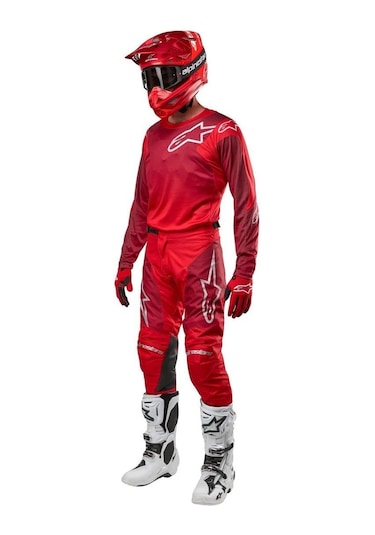 Alpinestars Racer Hoen Kros Motosiklet Pantolonu Kırmızı