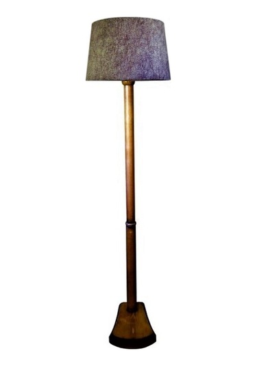 Lambada Masif Ahşap Tek Ayaklı Lambader ( Kum Desen)