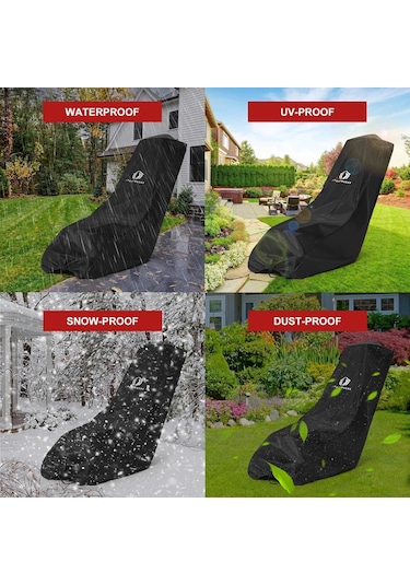 Çim Biçme Makinesi Kapağı Pa Kaplamalı Çift Çizme Depolama Çantası, 600d Polyester Oxford