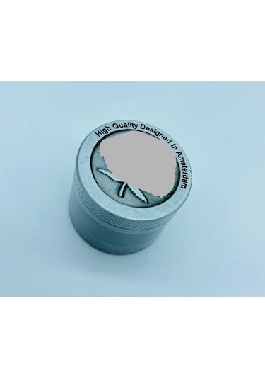 Çelik Metal 3 Parça Tütün Öğütücü Kabartmalı Desenli Grinder 30 MM