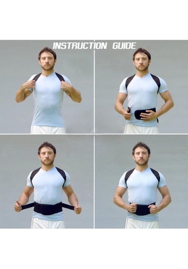 Dik Duruş Korsesi Kamburluk Önleyici Sırt Düzleştirici Skolyoz Ki