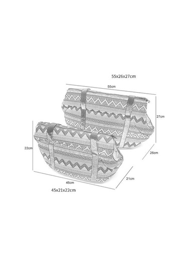 Hangfox Klasik Stil Köpek/kedi Taşıma Çantası - Askılı Dışarı Çıkış Torbası Büyük Boy 55x26x27cm, 6 Kg'a Kadar