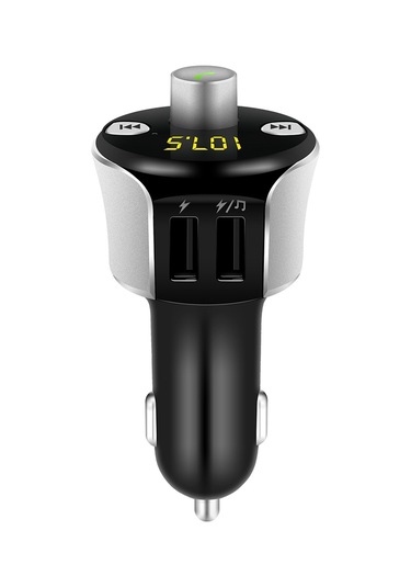 Bc05 Çift Usb Şarj Bluetooth Fm Verici Mp3 Çalar Araç Kiti, Eller Serbest Arama Ve Tf Kart Ve U Disk Desteği