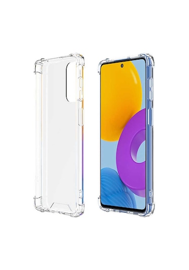 Galaxy Uyumlu M52 Kılıf Tchs Nitro Anti Shock Silikon - Renksiz Renksiz