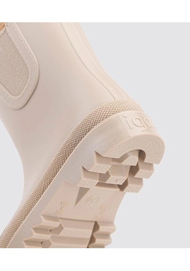 İgor Tokıo W10290 Kürklü Çocuk Yağmur Botu Bej Bej