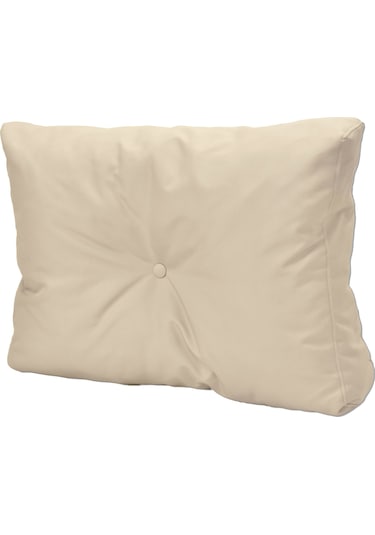 Dış Ve Iç Mekan Palet Bahçe Balkon Havuz Başı Yat Minderi Koltuk Minderi Yan Kol Krem