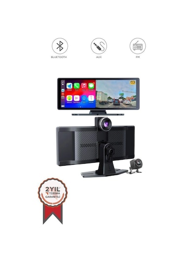 Torima T94c41 Wifi Bluetooth 4k Carplay Ön-arka Araç Kamerası