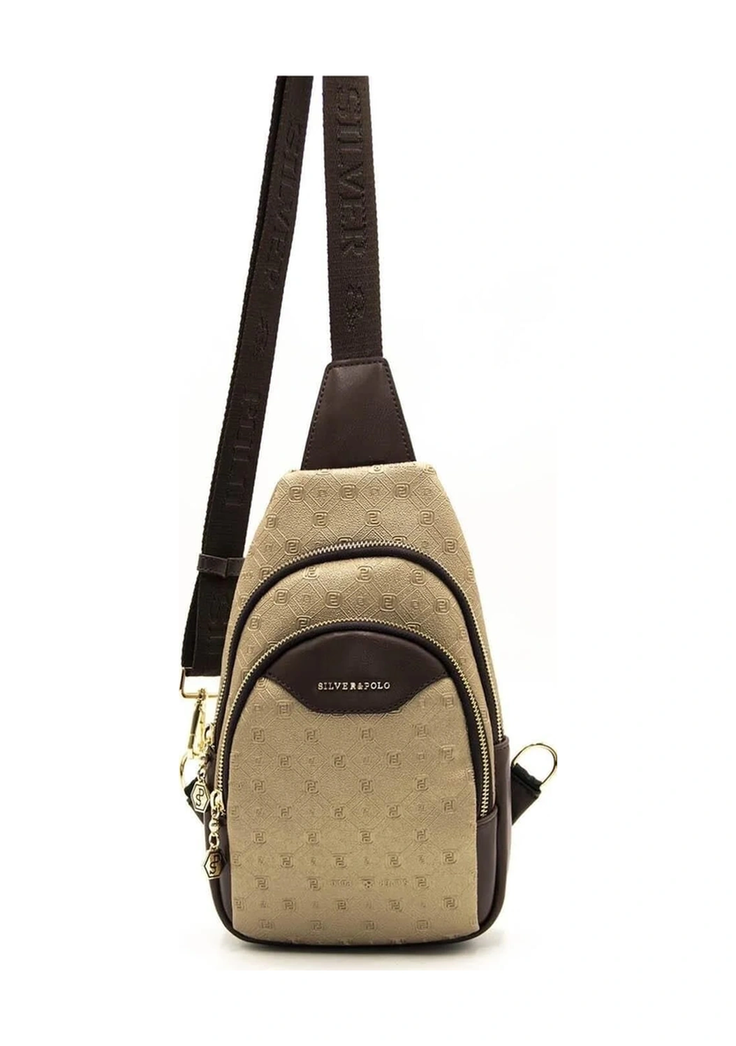 Silver Polo Kadın Bel Çanta 959 Bronz