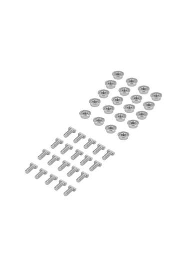 Besthome1 20 Adet M6 Paslanmaz Çelik Flanşlı Cıvata Somun Seti - Sera Montajı İçin Korozyona Karşı Güçlü