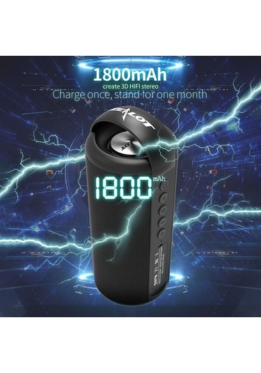 Fortunelane Zealot S36 Bluetooth Hoparlör - Ipx7 Su Geçirmez, 20w Ses, Rgb Işıklı, 40 Saat Süre