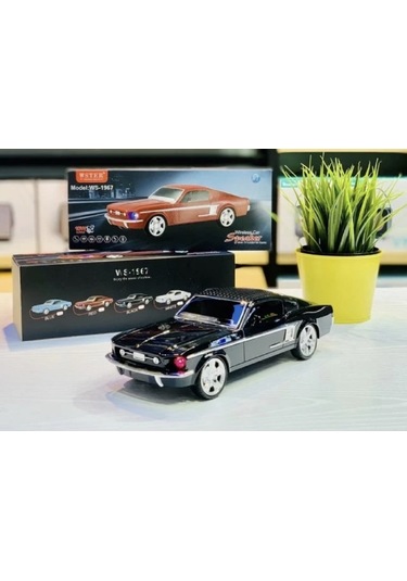 Wster Ws-1967bt Ford Mustang Gt 1967 Model Araba 10 W Fm Radyo Bluetooth Hoparlör Siyah