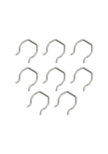 Shineyee 8 Adet Yakıt Enjektörü Bağlantı Klipsi - Metal U Tipi Kilit Kelepçesi