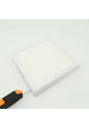 Kare Sıva Üstü Led Panel Armatür Trafolu Beyaz Gün 12/20/25W Beyaz