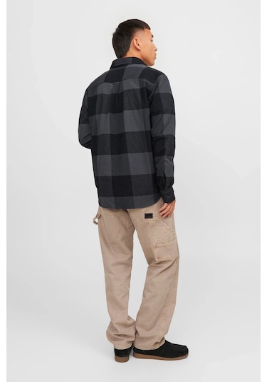 Erkek Jack & Jones Rahat Kalıplı Ceket - Gri Gri