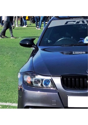 Bmw E90 Batman Yarasa Ayna Kapağı Parlak Siyah Abs 2004 2005 2006 2007 2008