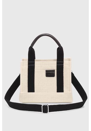 Housebags Kadın Soft Siyah Kanvas Tote Bag 232 Soft Siyah