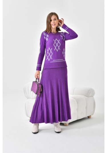 Ftz Women Kadın Etekli Takım Mor 20559-mor Mor